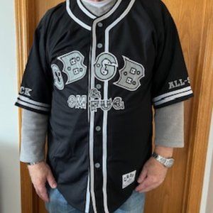 Punk Rock C.B.G.B.Baseball Jersey size Men's L (BUT FITS LIKE XL)